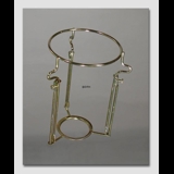 Extra durable lampshade-rack, Brass (for E14 sockedt with rings Ø31mm)