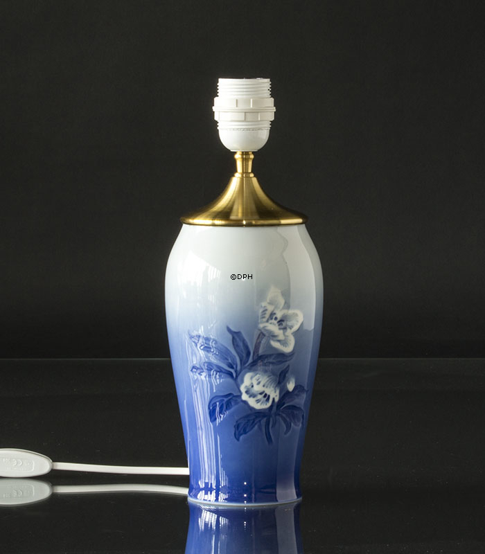 Drejet messing afstandsstykke til montering af bordlamper, passer til 10mm nippelrør