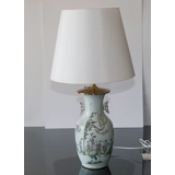 Chinese table lamps, semi antique, set of two