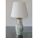 Chinese table lamps, semi antique, set of two