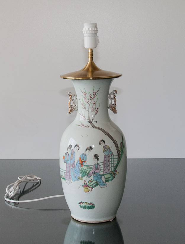 Kinesisk bordlampe, semiantik