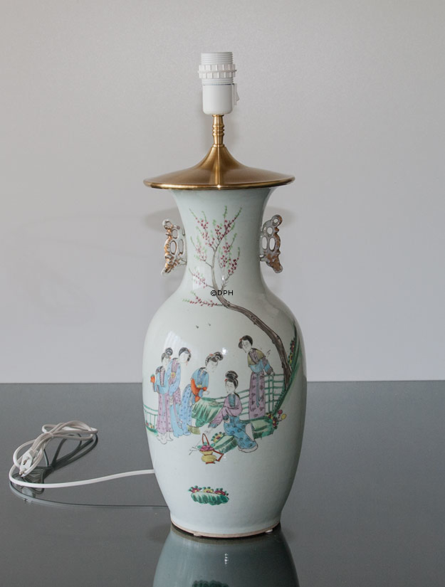 Kinesisk bordlampe, semiantik