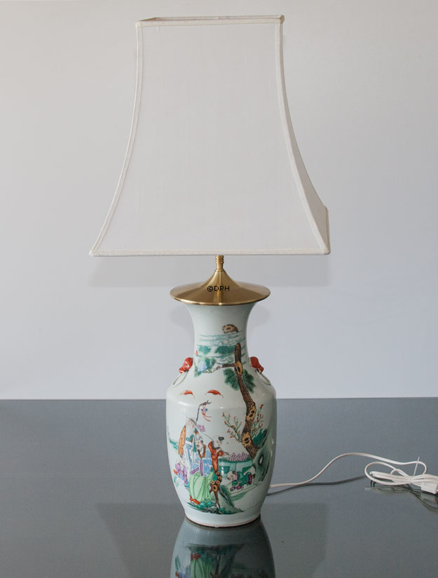 Kinesisk bordlampe, semiantik