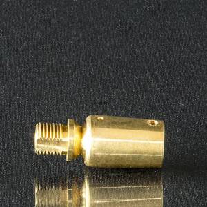 Kipled/Kugleled Ø47 i messing til bl.a. bordlamper med E27/E14 fatning (10 mm gevind) | Nr. 221 | DPH Trading