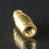 Kipled/Kugleled Ø47  i messing til bl.a. bordlamper med E27/E14  fatning (10 mm gevind)