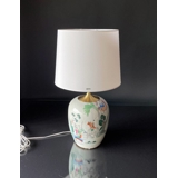 Kinesisk bojanlampe - semiantik bordlampe med ny montering
