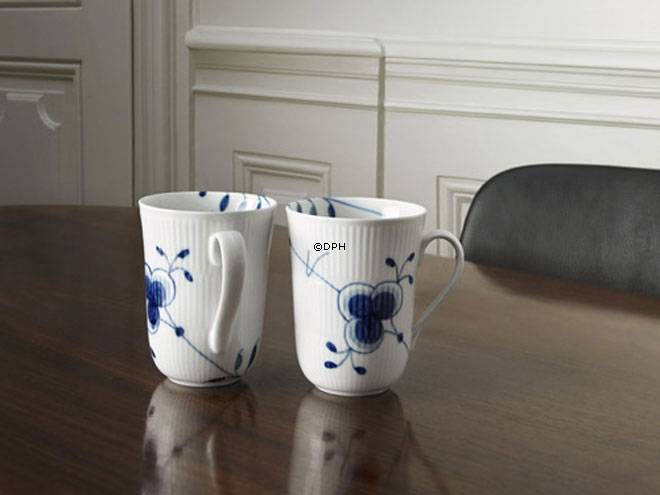 2 stk. Krus, Blå Mega Mussel, indhold 33cl., Royal Copenhagen