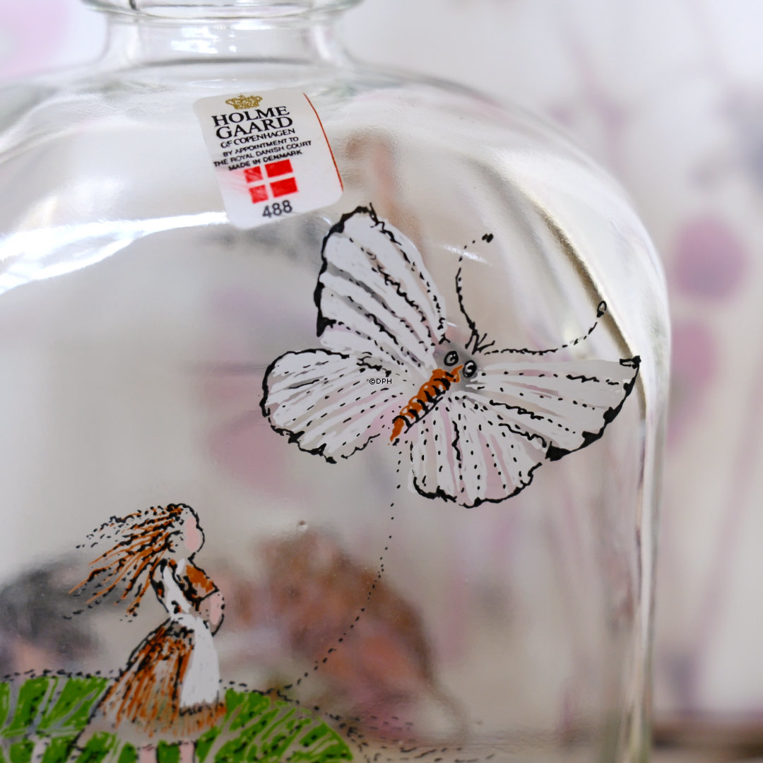 Holmegaard H. C. Andersen flasken med "Tommelise"