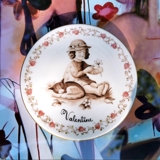 Valentine plaquette, Pige, Royal Copenhagen