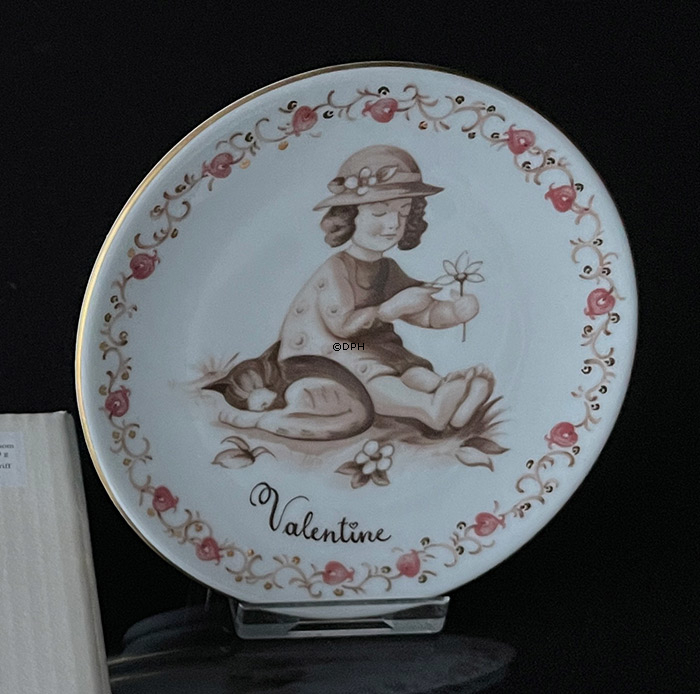 Valentine plaquette, Pige, Royal Copenhagen