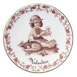 Valentine plaquette, Pige, Royal Copenhagen