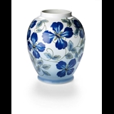 Vase mit blauer Waldrebe - limitiert, Royal Copenhagen Nr. 808