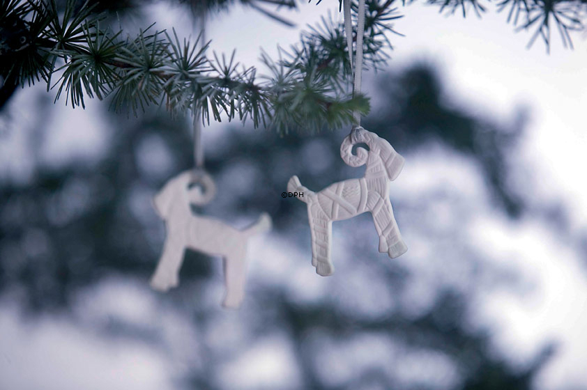 Christmas Joy, Ornamenter, 2 stk, Royal Copenhagen