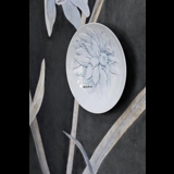 The Art of Giving Flowers, plate with light blue relief, 'Fascination', Royal Copenhagen