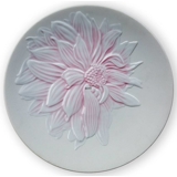 The Art of Giving Flowers, platte med pink relief, 'Pink Attraction', Royal Copenhagen