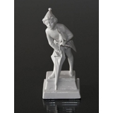 The Sandman standing with his umbrella, Royal Copenhagen Whites, figurine no. 015