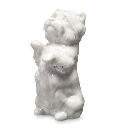 Cairn Terrier, Royal Copenhagen hunde figur nr. 042