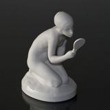 Pige med spejl, Royal Copenhagen Whites figur nr. 093