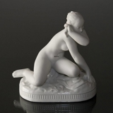 Susanne Classical nude white figur, Royal Copenhagen Whites figurine no. 133