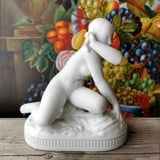 Susanne Classical nude white figur, Royal Copenhagen Whites figurine no. 133