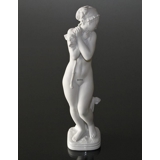 Bathing girl Classical nude white figur, Royal Copenhagen Whites figurine no. 134