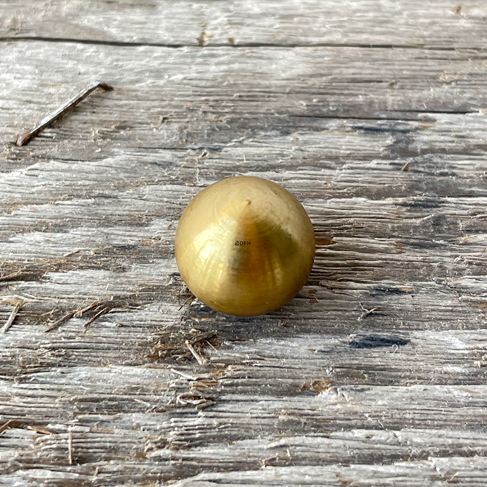 Messing kugle med gevind, mini (M6 Gevind) Diameter 12mm