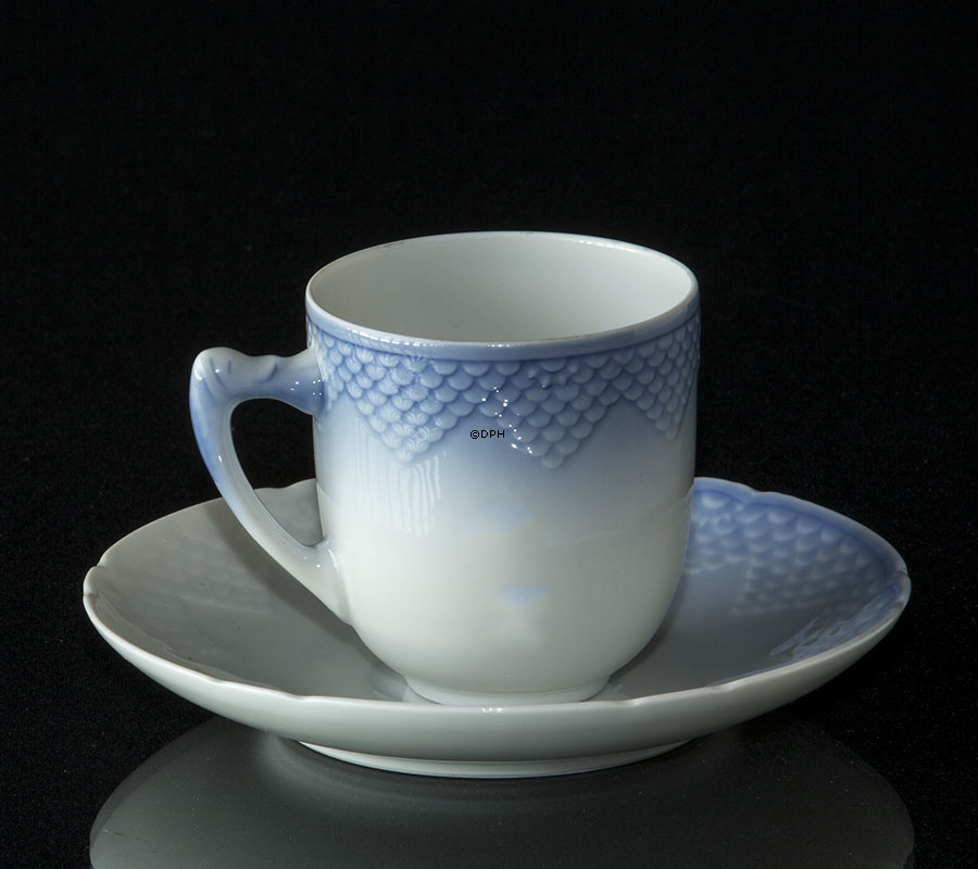 Måge uden guld, mokkakop med underkop, Bing & Grøndahl