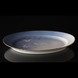 Seagull Service with gold, serving dish, large, no. 13 Bing & Grondahl - Royal Copenhagen 53cm