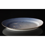 Seagull Service with gold, serving dish, large, no. 13 Bing & Grondahl - Royal Copenhagen 53cm