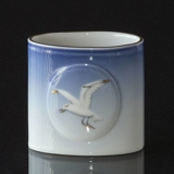Seagull Service with gold, cup/vase, Bing & Grondahl - Royal Copenhagen