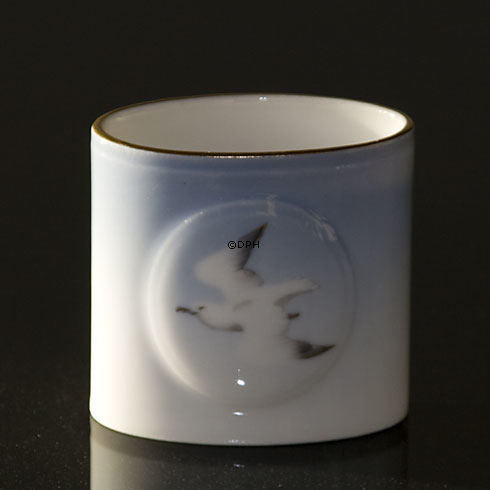 Mågestel med guld, bæger/vase Bing & Grøndahl nr. 183 eller 240