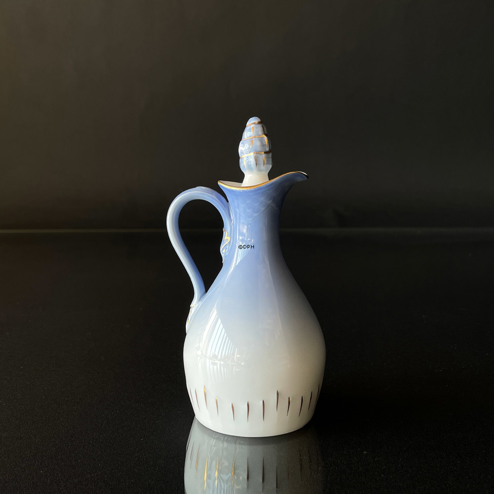 Mågestel med guld, eddikeflakon, Bing & Grøndahl nr. 197