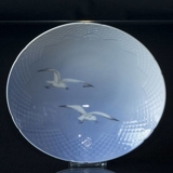 Seagull Service without gold, cake dish on low foot, Bing & Grondahl - Royal Copenhagen 24cm