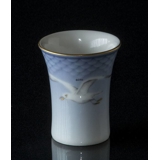 Mågestel med guld, vase 7cm, Bing & Grøndahl nr. 207 eller 672