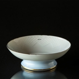 Seagull Service with gold, Cake Dish on foot 15cm, Bing & Grondahl no. 222 or 427