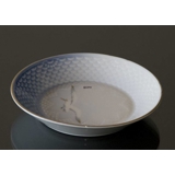 Mågestel med guld, asiet, lille kompot skål, rund 14cm, Bing & Grøndahl nr. 344 eller 21A