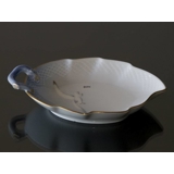 Seagull Service with gold, small leaf shaped pickle dish 19cm, Bing & Grondahl no. 356 or 198