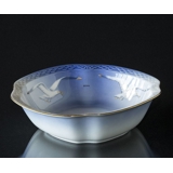Mågestel med guld, salatskål 23cm, Bing & Grøndahl nr. 43A, eller 575