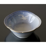 Mågestel med guld, oval grønsagsskål 22cm, Bing & Grøndal nr. 572 eller 12A