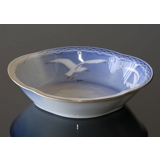 Mågestel med guld, grønsagsskål 25cm, Bing & Grøndal nr. 573