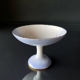 Seagull Service with gold, bowl on foot 14,5 cm no. 64