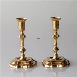 Old Brass Candlesticks