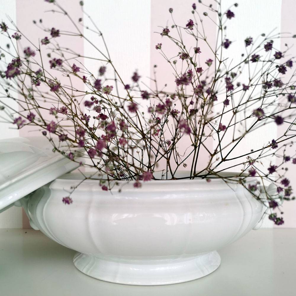 Offenbach UDEN Guld kartoffelskål med låg, Bing & Grøndahl nr. 512 eller 5