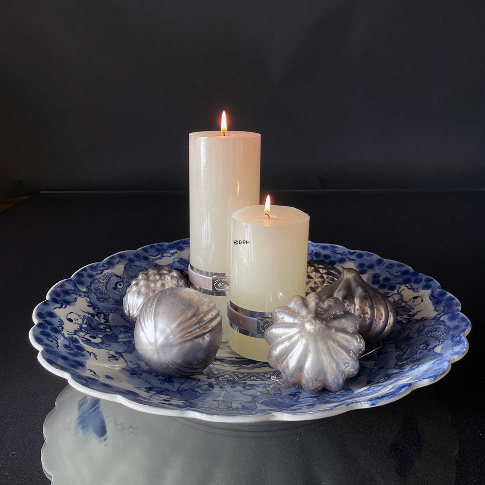 STOR Antik Kinesisk platte/fad Ø 40 cm