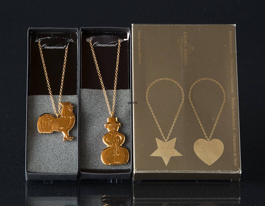 Snemand og Hane - Georg Jensen ornameter 1999