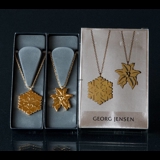 Poinsettia and Ice Crystal - Ornaments - Georg Jensen, 2009