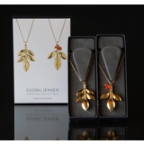 Magnoliablad og blad med bær - Georg Jensen, 2016
