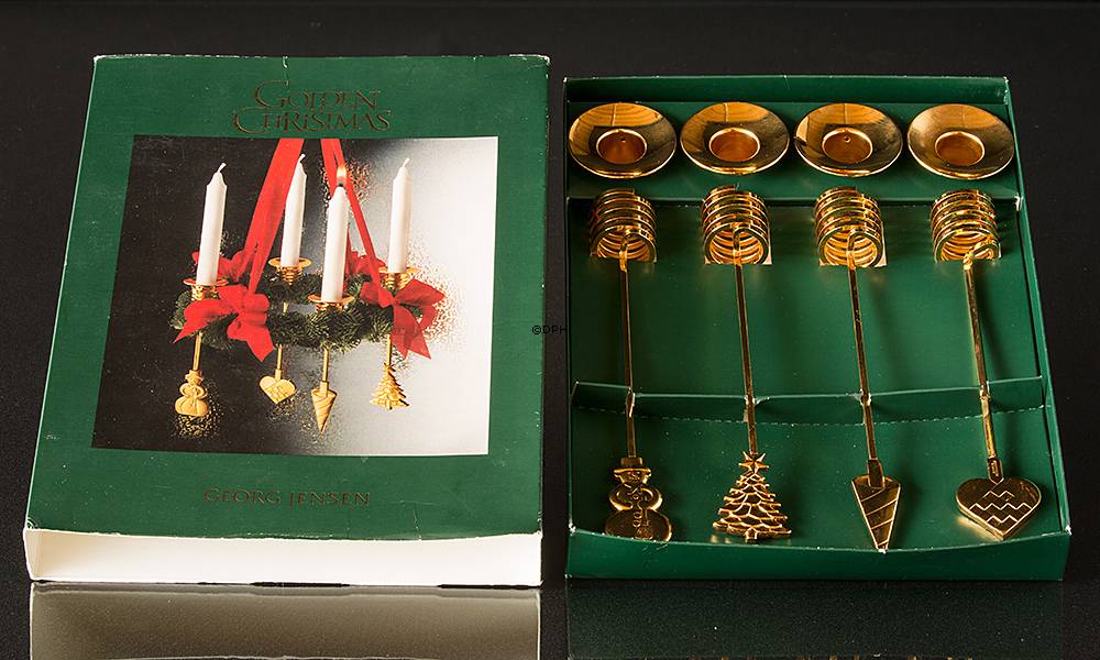 Lyseholdere til adventskrans - Georg Jensen