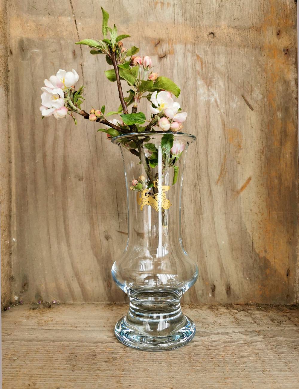 Holmegaard Tivoli vase med motiv af Thor