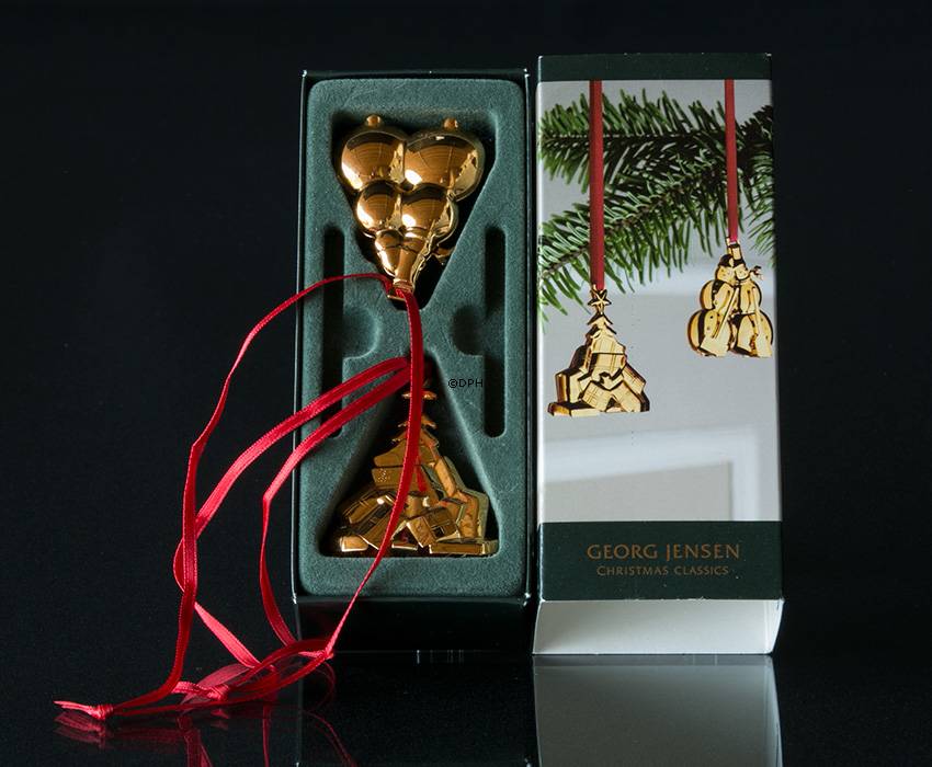 Snemand og Juletræ med gaver - Georg Jensen Årets Julepynt 2007, sampak